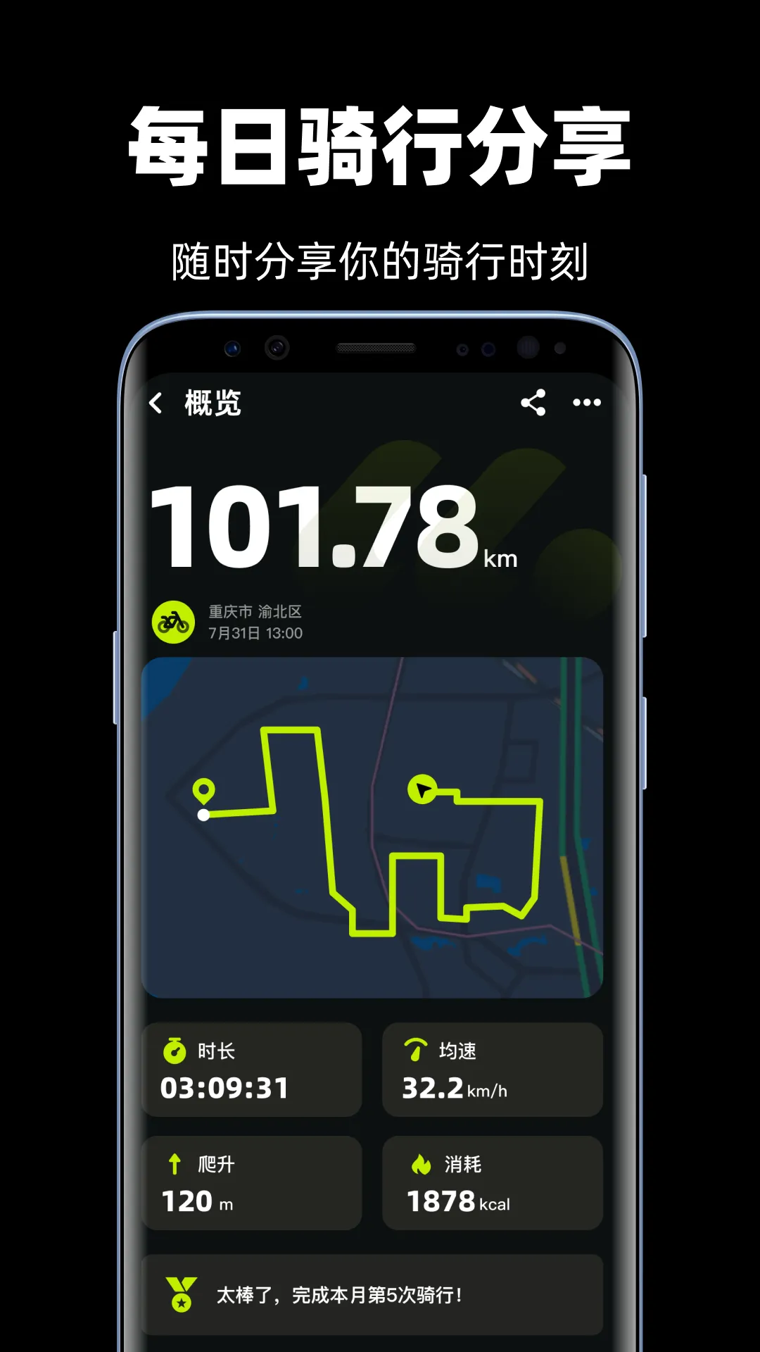 际刻骑行(骑行记录软件)v1.0.0 安卓版截图3