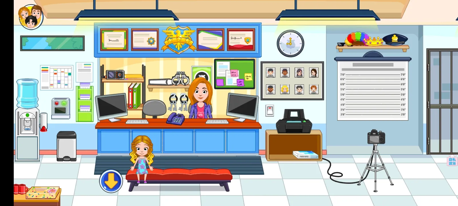 托卡迷你城市警察(模拟警察生活)v1.8 免费版截图0