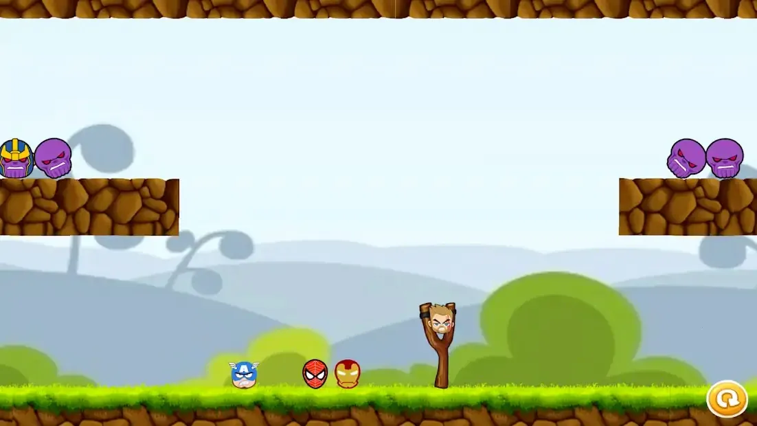 愤怒的超级英雄(英雄弹射游)v6 免费版截图0