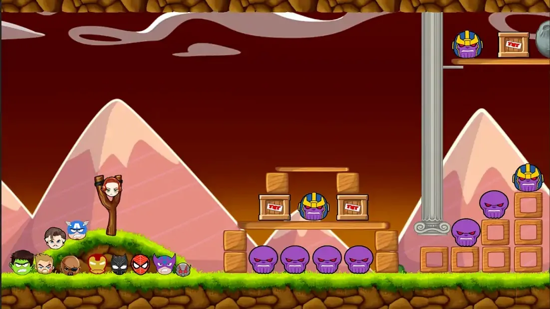 愤怒的超级英雄(英雄弹射游)v6 免费版截图1