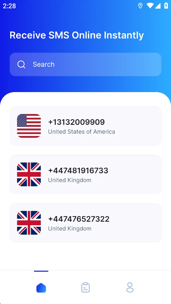 receive-sms(虚拟号收码)v8.2 安卓版截图1