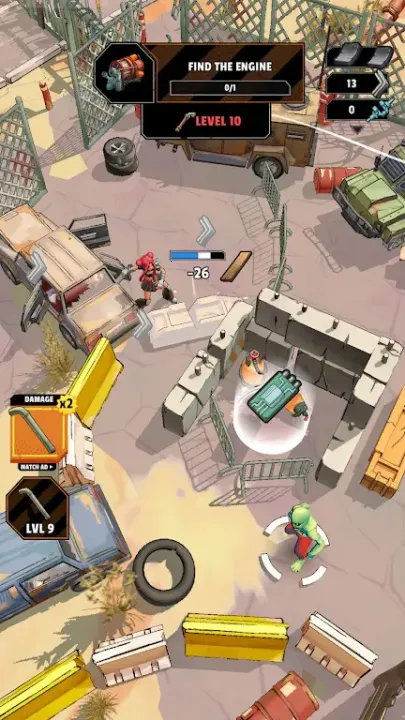 僵尸朋克战斗与生存最新手机版v1.2.1 手机版截图2