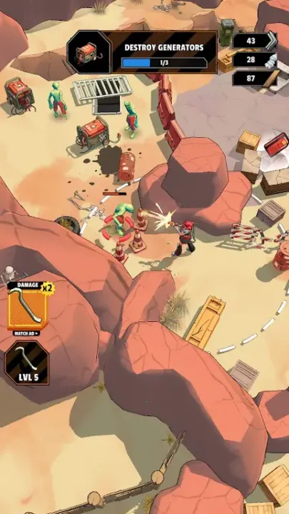 僵尸朋克战斗与生存最新手机版v1.2.1 手机版截图3