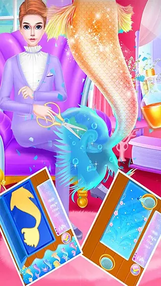 美人鱼公主化妆游戏2025最新版本v6.62 官方正版截图4