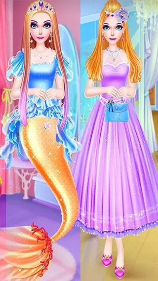 美人鱼公主化妆游戏2025最新版本v6.62 官方正版截图2