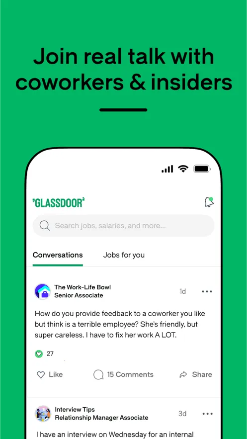 Glassdoor(求职综合平台)v11.6.1 免费版截图3