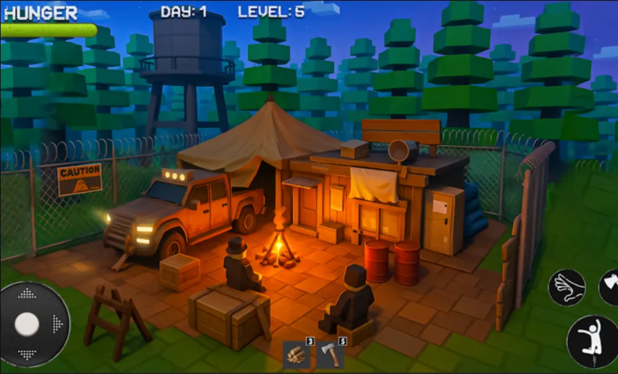 恐怖之夜丛林生存(丛林生存游)v1.12 免费版截图3