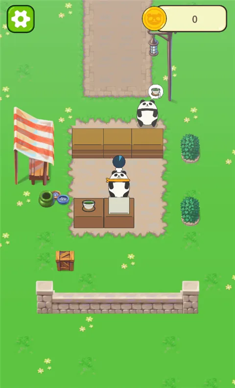熊猫咖啡馆(熊猫咖啡经营游戏)v1.1.0 免费版截图2