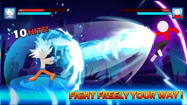火柴人悟空格斗最新手机版v2.0.3 免费版截图1