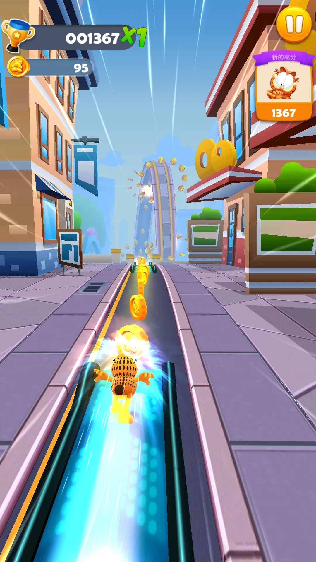 加菲猫跑酷(跑酷游戏)v6.0.6 免费版截图1