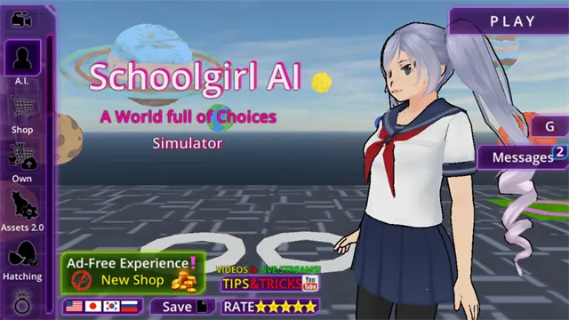 女子高中生(校园角色扮演游戏)v391 官方正版截图1