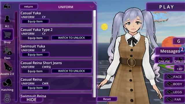 女子高中生(校园角色扮演游戏)v391 官方正版截图2