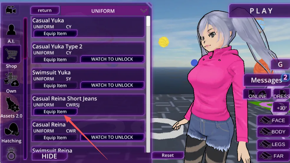 女子高中生(校园角色扮演游戏) 女子高中生(校园角色扮演游戏)