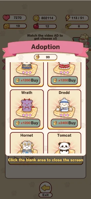 安雅养仓鼠(仓鼠养成游戏)v1.0 官方正版截图3