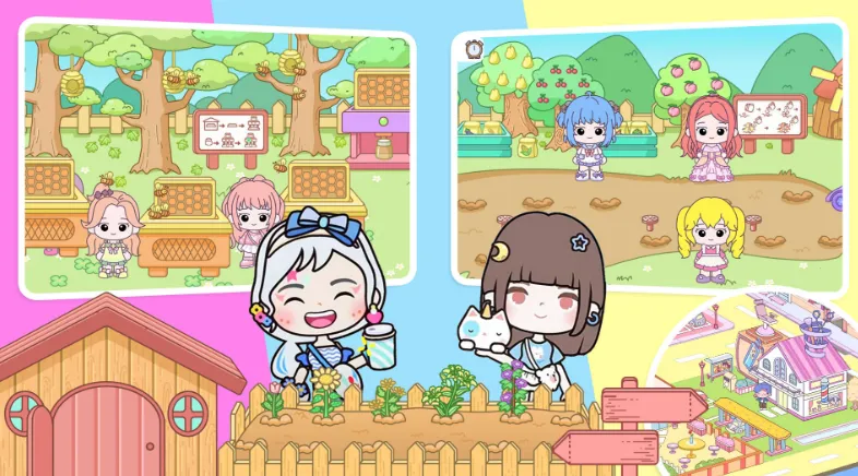 米加城堡小镇生活(城堡小镇模拟游戏)v1.0 安卓版截图2