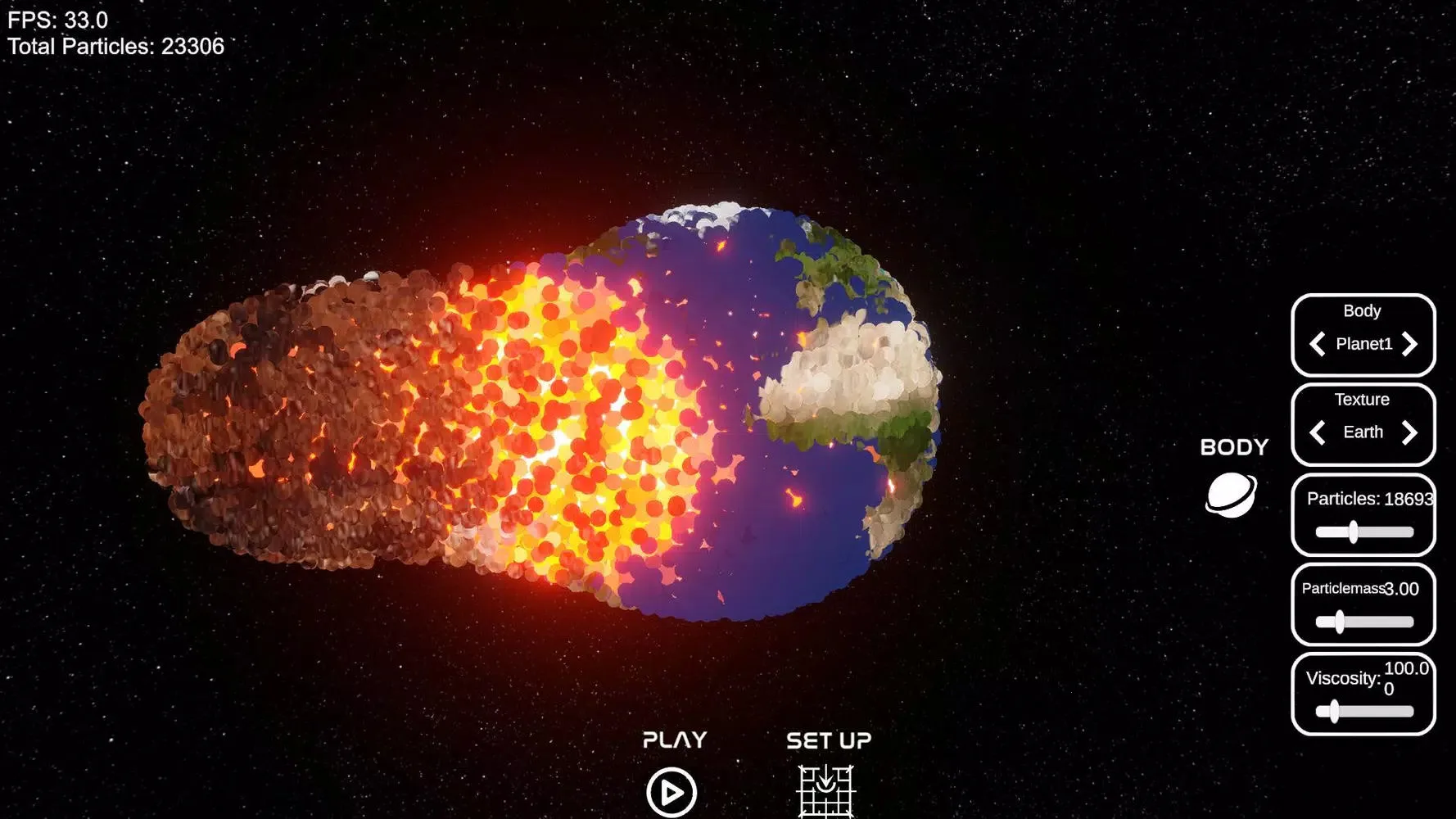 太空碰撞模拟器2025官方正版v0.6 手机版截图3