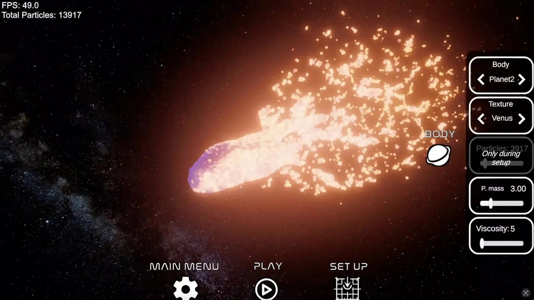 太空碰撞模拟器2025官方正版v0.6 手机版截图2