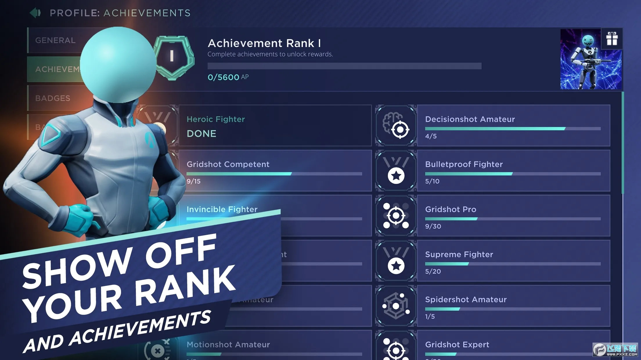 aimlabmobile(射击训练游戏)v0.4.9 免费版截图1