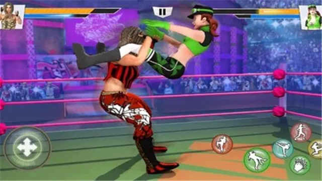 美女摔跤模拟器(女子摔跤游戏)v4.8 免费版截图0