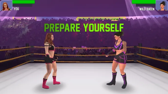 美女摔跤模拟器(女子摔跤游戏)v4.8 免费版截图1