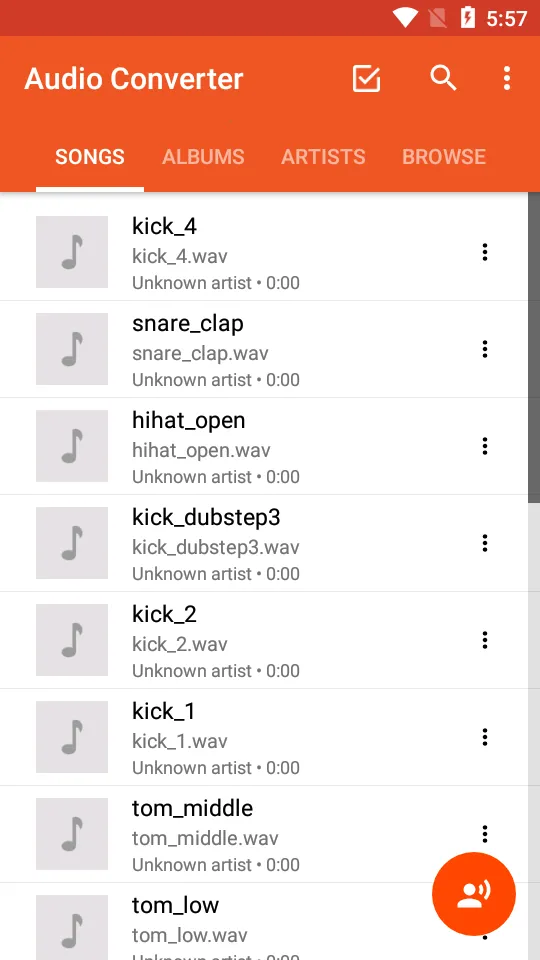 音频转换器(音频处理软件)v1.1.0 手机版截图1