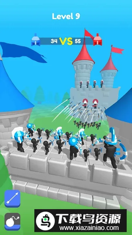 Merge Archers�ںϹ����ֳǱ�����ս�����ֻ���