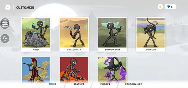 火柴人战争遗产3fm菜单(火柴人策略游戏)v2025.4.2087 免费版截图3