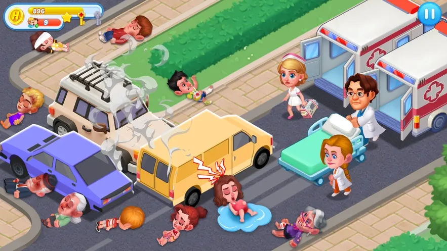 疯狂医院达什医生(医院经营游戏)v1.0.48 安卓版截图0