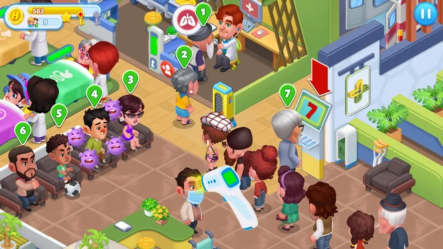 疯狂医院达什医生(医院经营游戏)v1.0.48 安卓版截图1