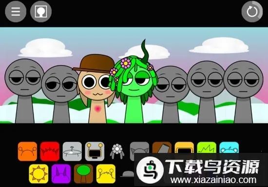 节奏盒子sprunki kiss模组(节奏盒子游戏)v1.1.1 官方正版截图0