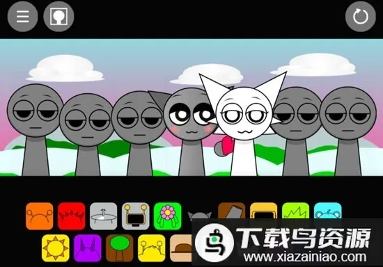 节奏盒子sprunki kiss模组(节奏盒子游戏)v1.1.1 官方正版截图4