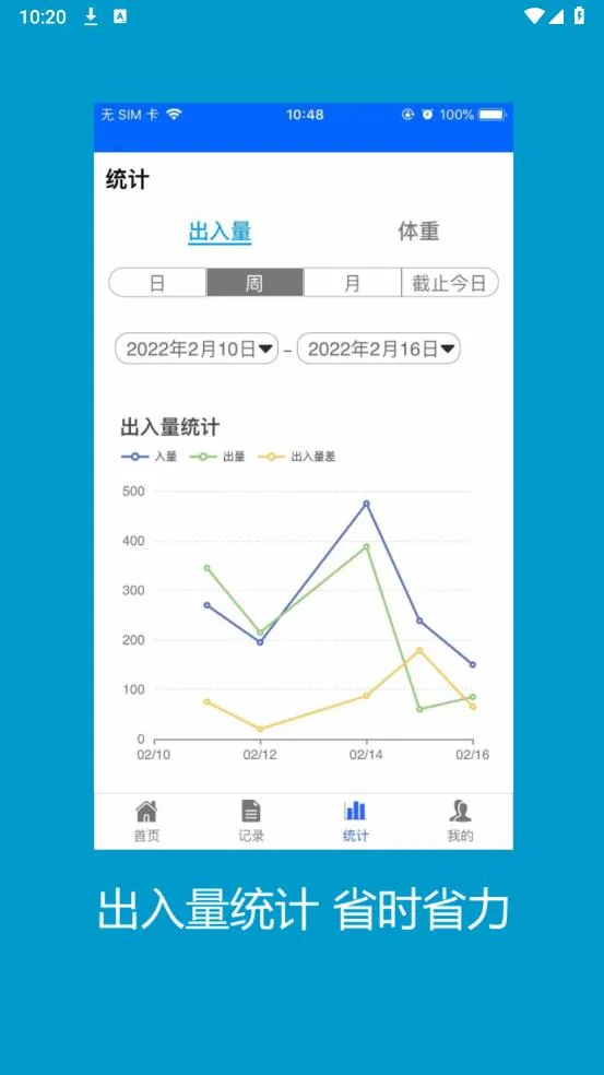出入量统计助手v1.3.29 免费版截图3