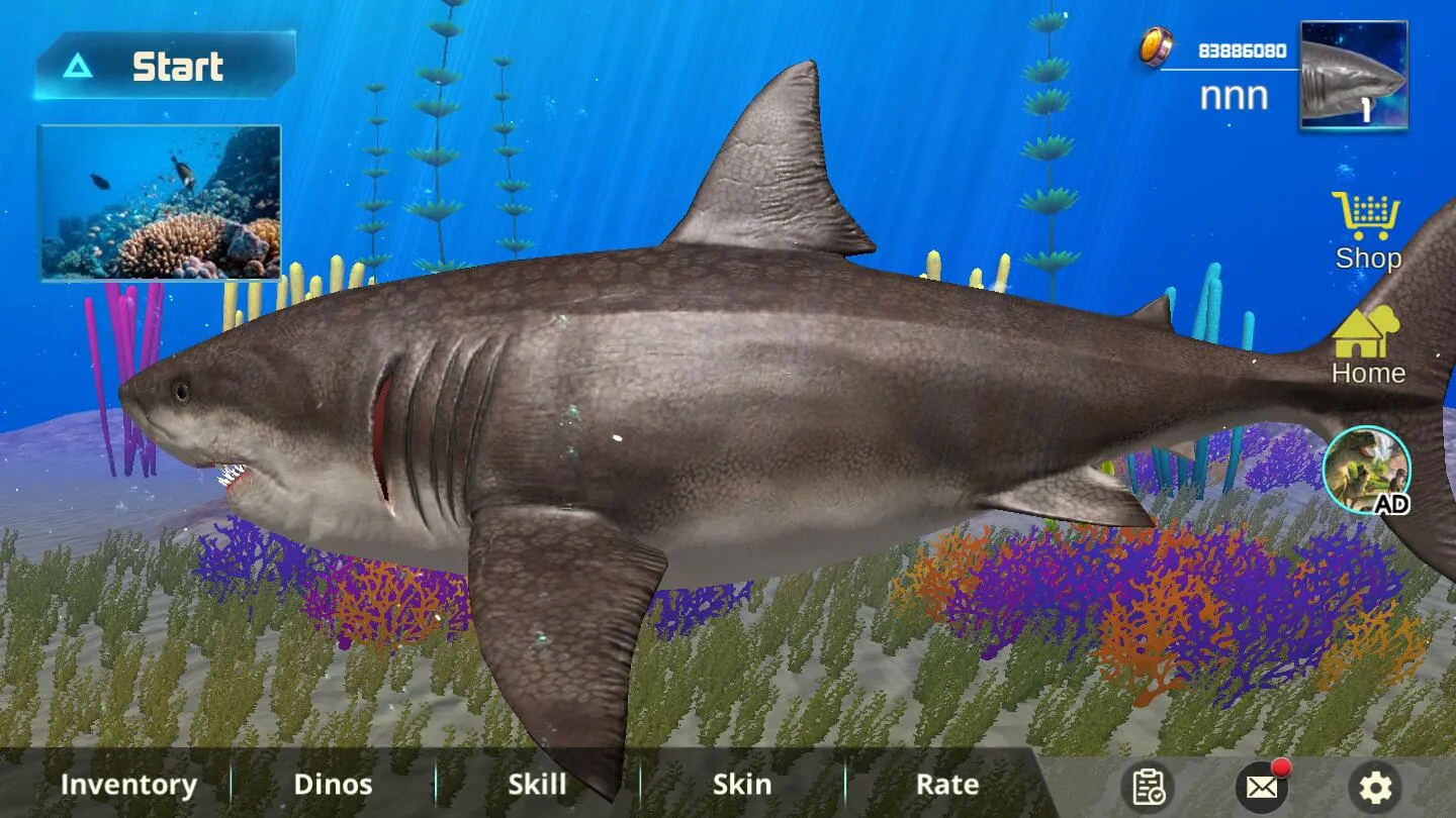 巨齿鲨模拟器v1.2.3 安卓版截图0