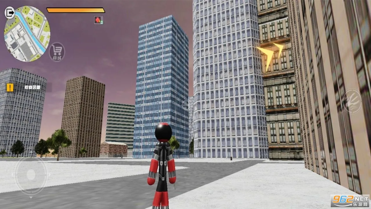 火柴人绳索英雄2破解版无限金币和钻石下载v3.0.2.4 免费版截图0