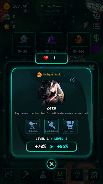 星际矿工 - 闲置矿工银河v1.0 安卓版截图2