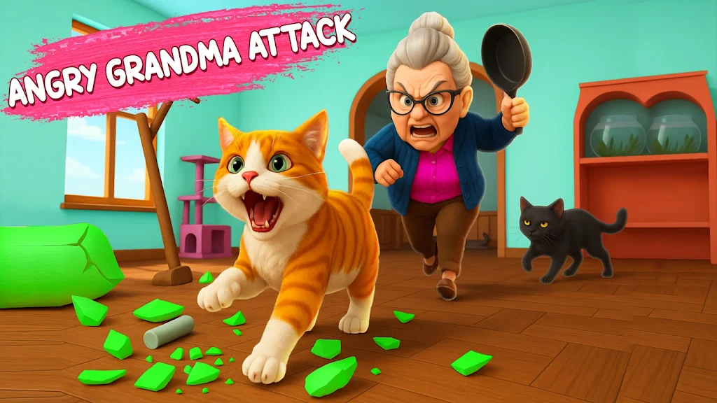 捣蛋猫模拟器:疯狂破坏安卓版手机版v1.2 手机版截图0