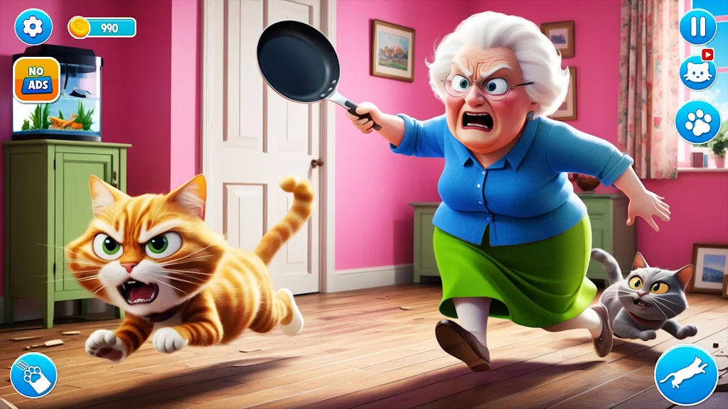 捣蛋猫模拟器:疯狂破坏安卓版手机版v1.2 手机版截图1