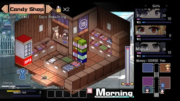 夏日狂想曲冷狐(恋爱模拟游戏)v1 手机版截图4