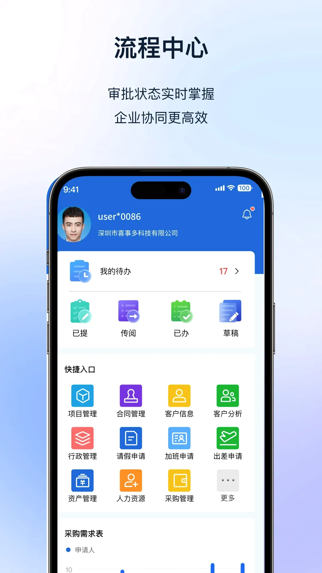 ������(��ҵ���ܰ칫ϵͳ)v1.3.1 ��׿���ͼ2