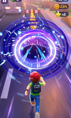 地铁跑酷:传送门(跑酷游戏)v0.9.1 官方正版截图0