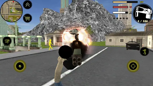 火柴人绳索英雄:起源大量金币(火柴人游戏玩法)v1.0.0 官方正版截图4