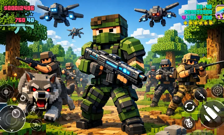 ��Ұ���֣�����ǹս(�������������Ϸ)v1.0.2 ��Ѱ��ͼ1