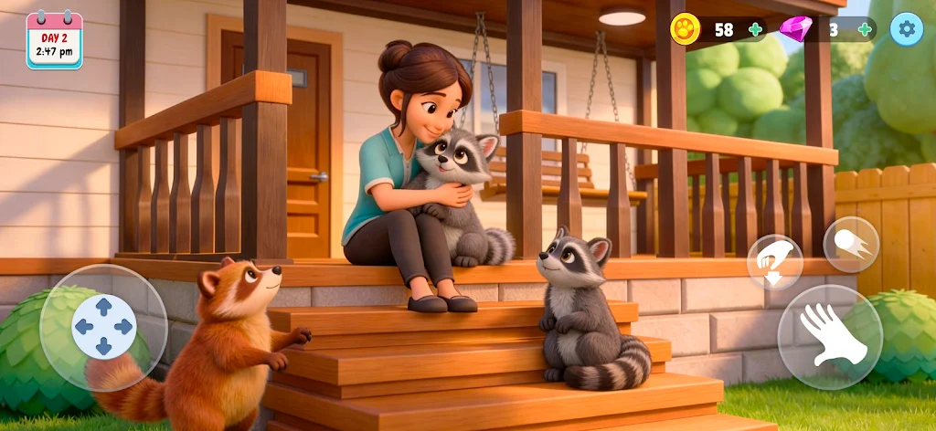浣熊模拟器:我的宠物免内购最新手机版v1.0.0.24 免费版截图0