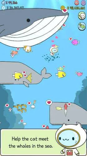 水族猫中文版(海洋垃圾清理游戏)v1.0.1 手机版截图2