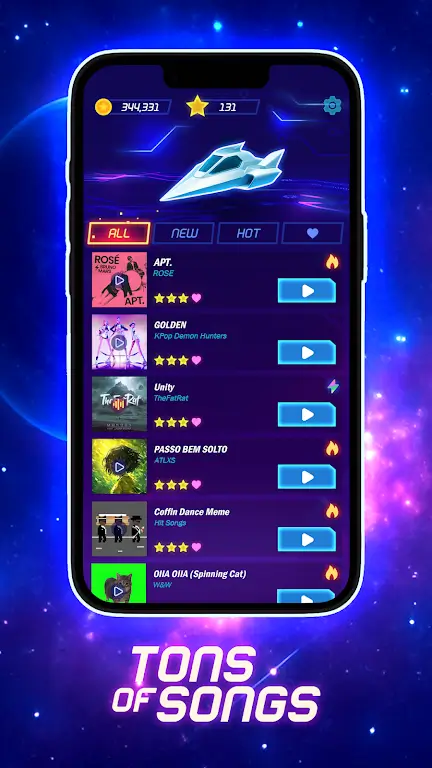 霓虹赛博节奏2026官方正版v9.0.1 手机版截图0