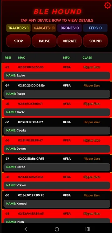 BLE Hound(�������Թ���)v1.6.1 ��Ѱ��ͼ3