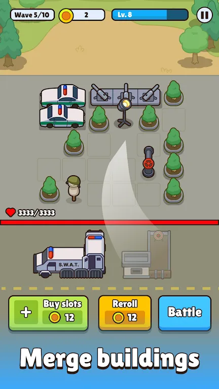 警方合并防御去广告(警察防御大战游戏)截图2