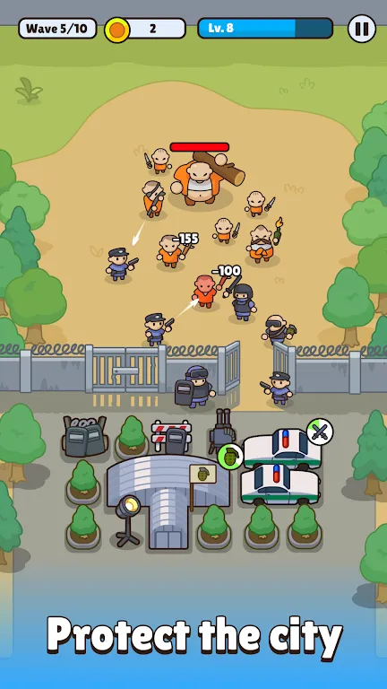 警方合并防御去广告(警察防御大战游戏)截图3