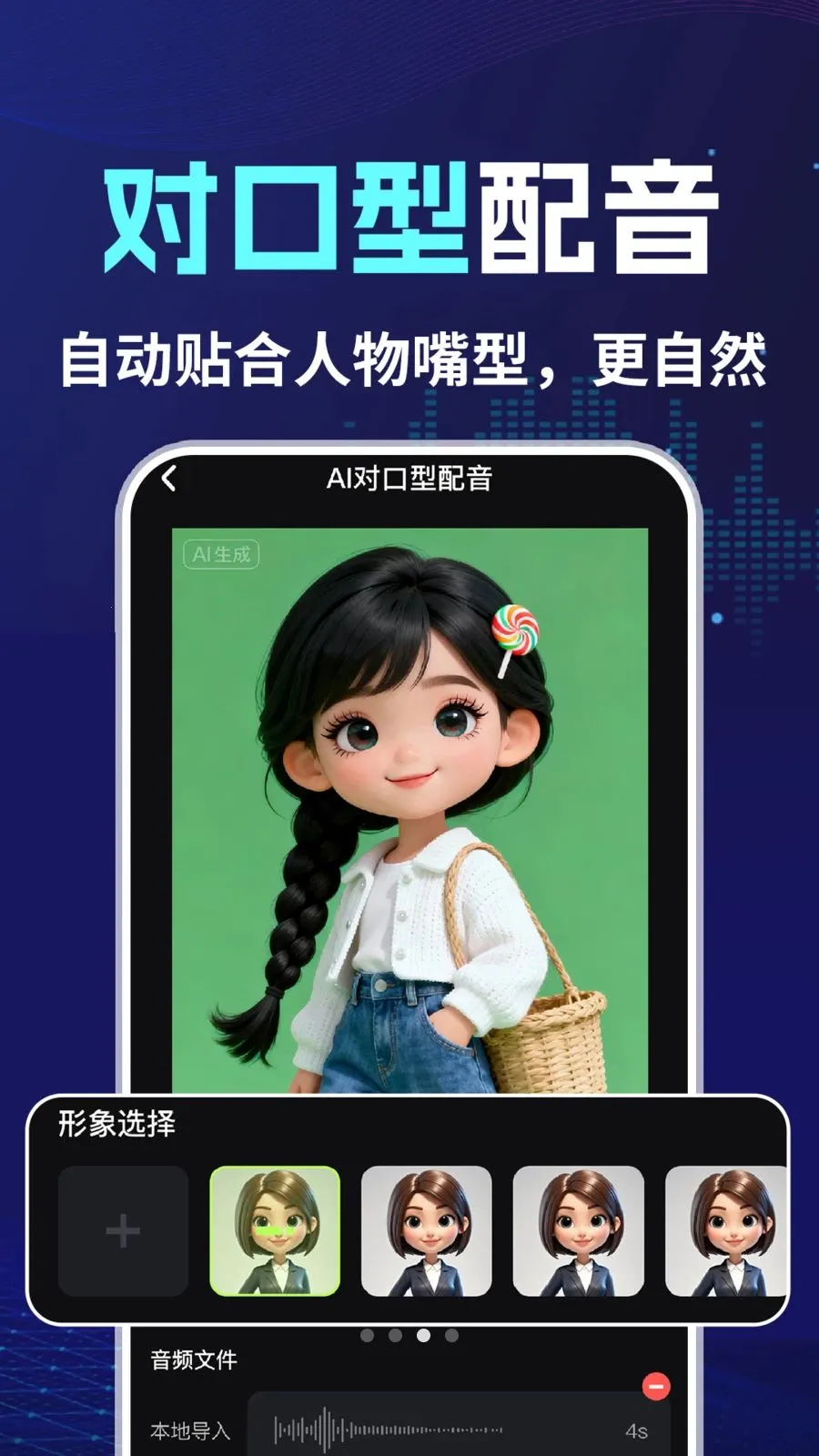 AI配音对口型(音视频创作工具)v1.0.2 免费版截图2