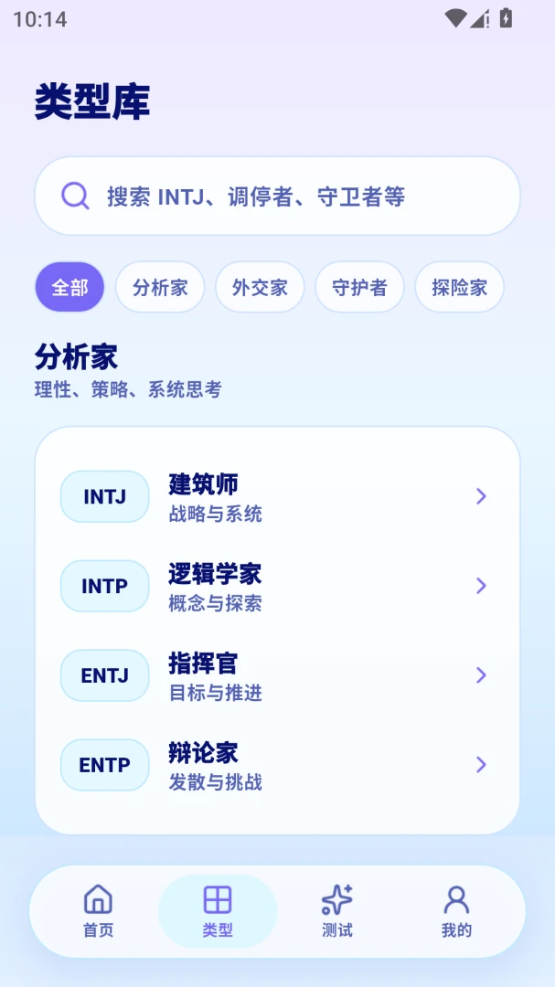 mbti��������(MBTI�˸����)v1.1 �ٷ������ͼ1